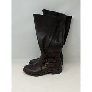 Style & Co. Womens Milah Brown Mid-Calf Boots Shoes 7 Medium